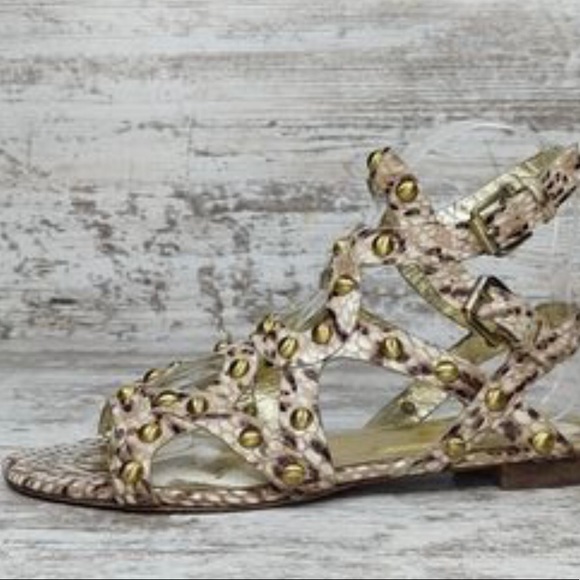 Gladiator snake skin sandals - Picture 4 of 4
